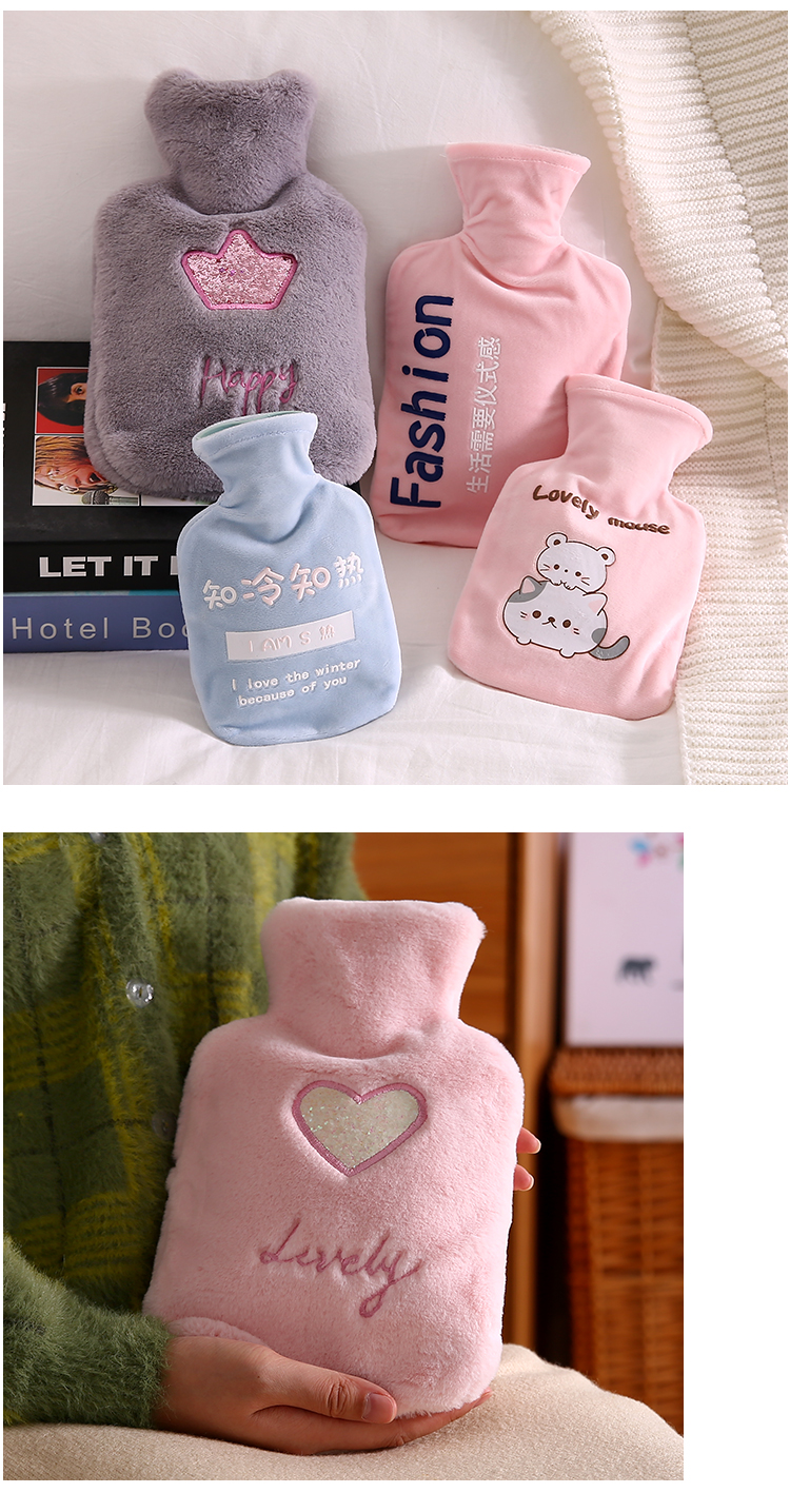 热水袋冲注水女暖肚子热敷大小号随身学生暖水袋暖宫防爆暖手脚宝予你