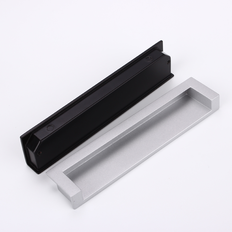 内嵌拉手抽屉暗拉手嵌入式移门黑色橱柜衣柜门扣手式隐形简约把手 款