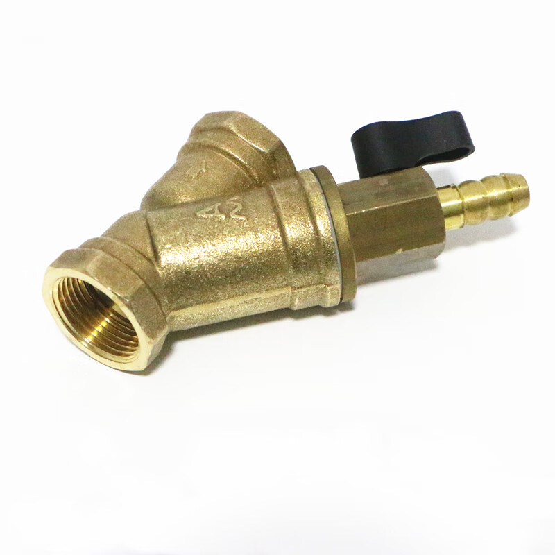 奥尔萨阀业埃美柯过滤排污阀602黄铜y型排污过滤器家用总阀水阀排垃圾