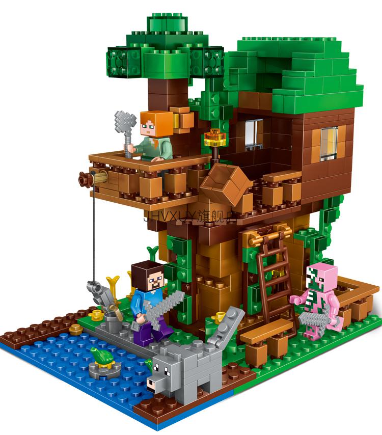 我的世界积木雪地我的世界雪中巢穴雪山雪地小屋21120拼装积木玩具