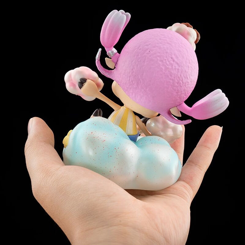 海贼王gk圣诞棉花糖乔巴可发光模型摆件动漫周边毕业礼物公仔 b星空