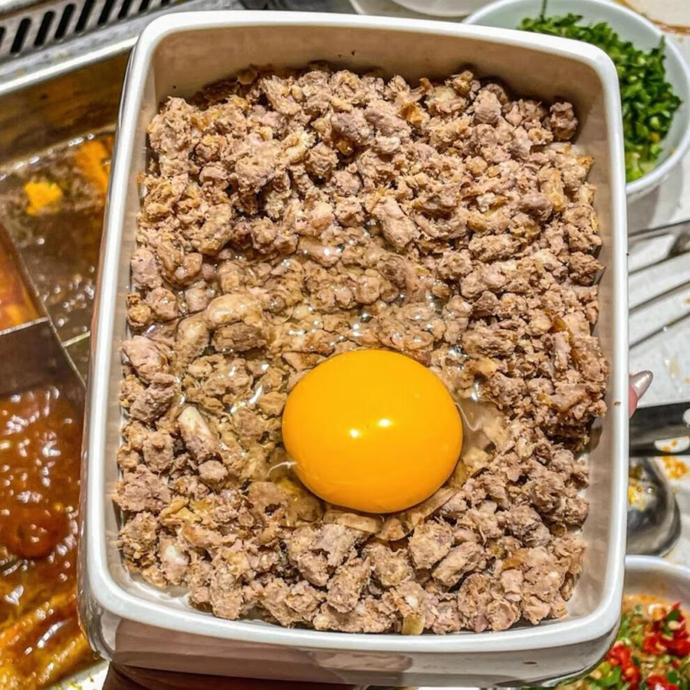 牧马安达 海底捞牛肉粒同款 1斤装 火锅五香牛肉末番茄牛肉粒 火锅打