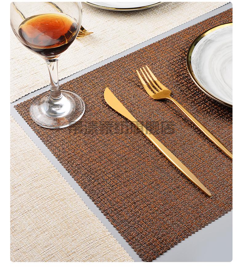 西餐餐具垫布隔热防水防油酒店饭店餐盘垫餐桌垫家用菜碟垫子餐垫日式
