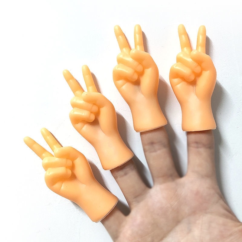 撸猫小手手指套撸猫五指张开手掌迷你整蛊网红比小手逗猫小玩具小礼品