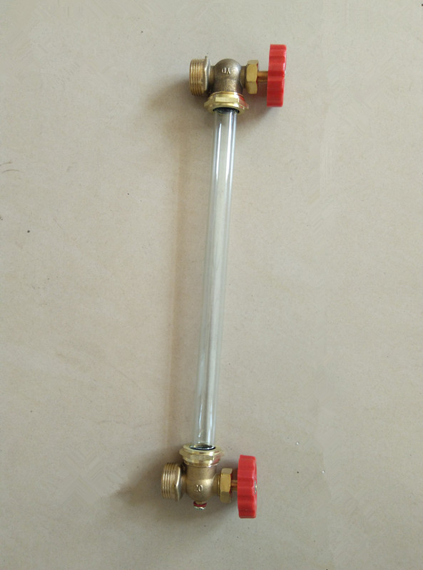 液位计玻璃管考克阀门水箱水位显示器铜考克不锈钢阀门dn15 dn15