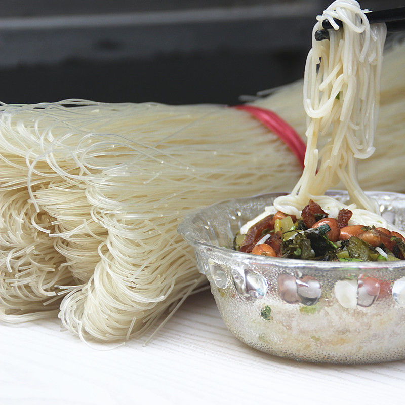 海南儋州特产细粉腌粉米粉干长坡米烂干粉丝干海南粉海南美食速食 1斤