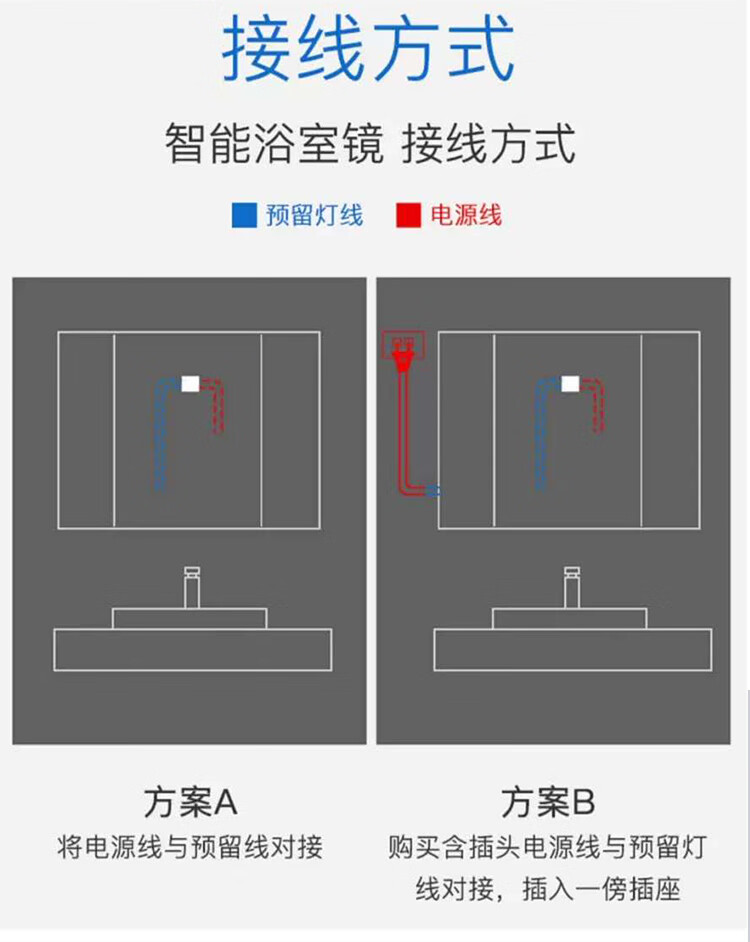 銀槍智能鏡前燈衛生間觸摸屏led浴室鏡帶燈洗手間化妝鏡防霧衛浴鏡