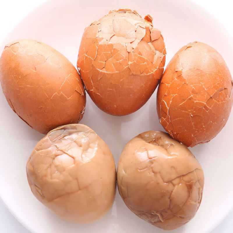 十八卤蛋五香茶叶蛋温州风味无壳鸡蛋带壳卤蛋休闲零食 龙觇 (混搭)