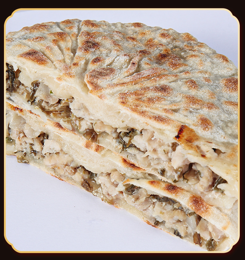 肉麦饼纯手工干菜饼雪菜肉饼金华特产美食早餐5个装 土豆饼5个装