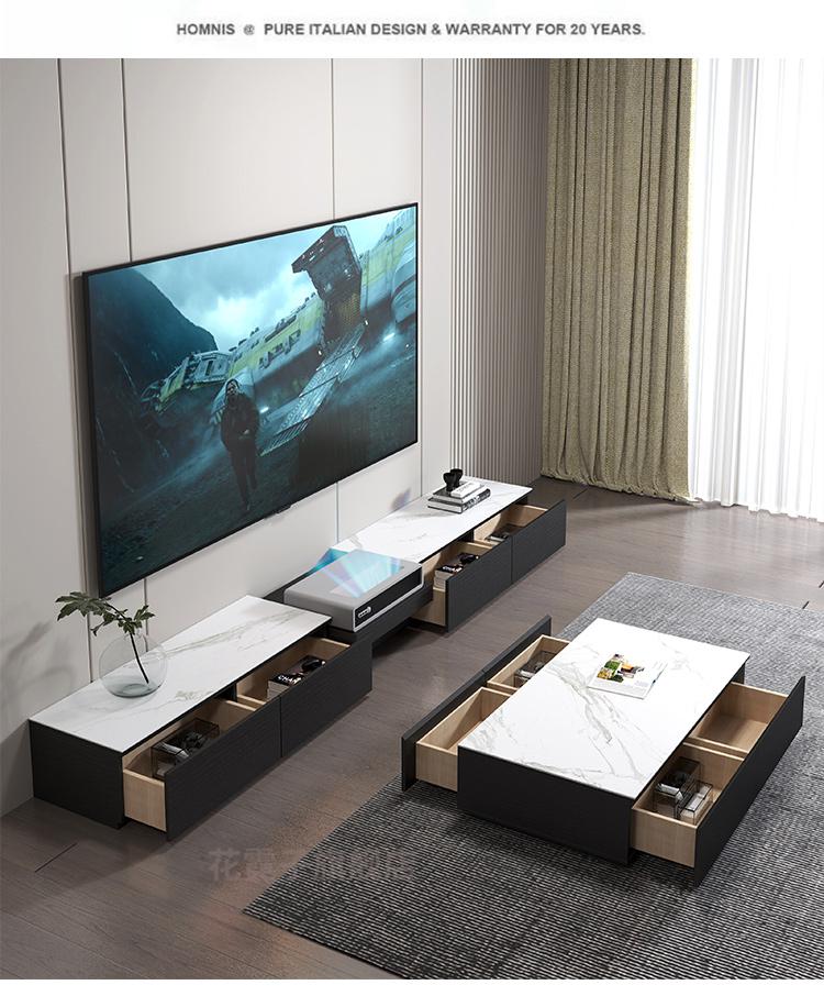 激光投影仪 电视柜 定制75/80/88/100/120寸激光电视柜智能伸缩平台