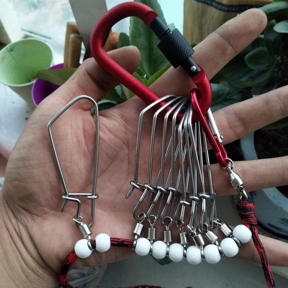 控鱼器 路亚活鱼扣 开黑路亚鱼锁控鱼器活鱼扣锁鱼器 活鱼扣diy