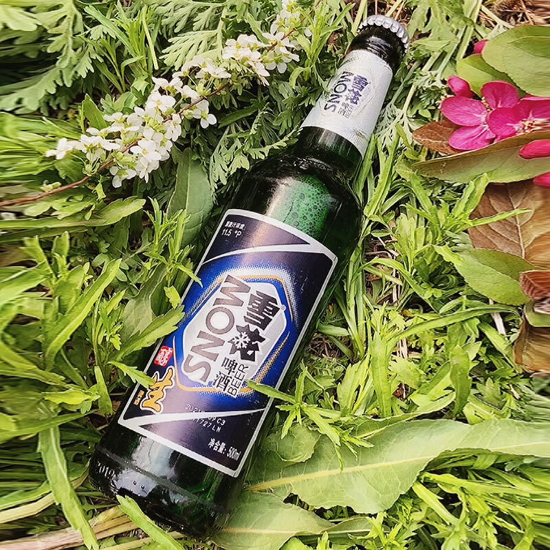 雪花啤酒老雪东北沈阳老雪花啤酒高度大棒子烈性12瓶500ml闷倒驴瓶装