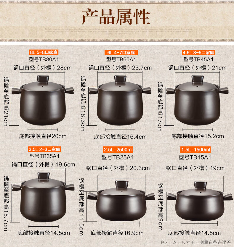 苏泊尔砂锅盖新陶养生煲锅盖配件盖子陶瓷煲砂锅炖锅盖子汤煲tba115升