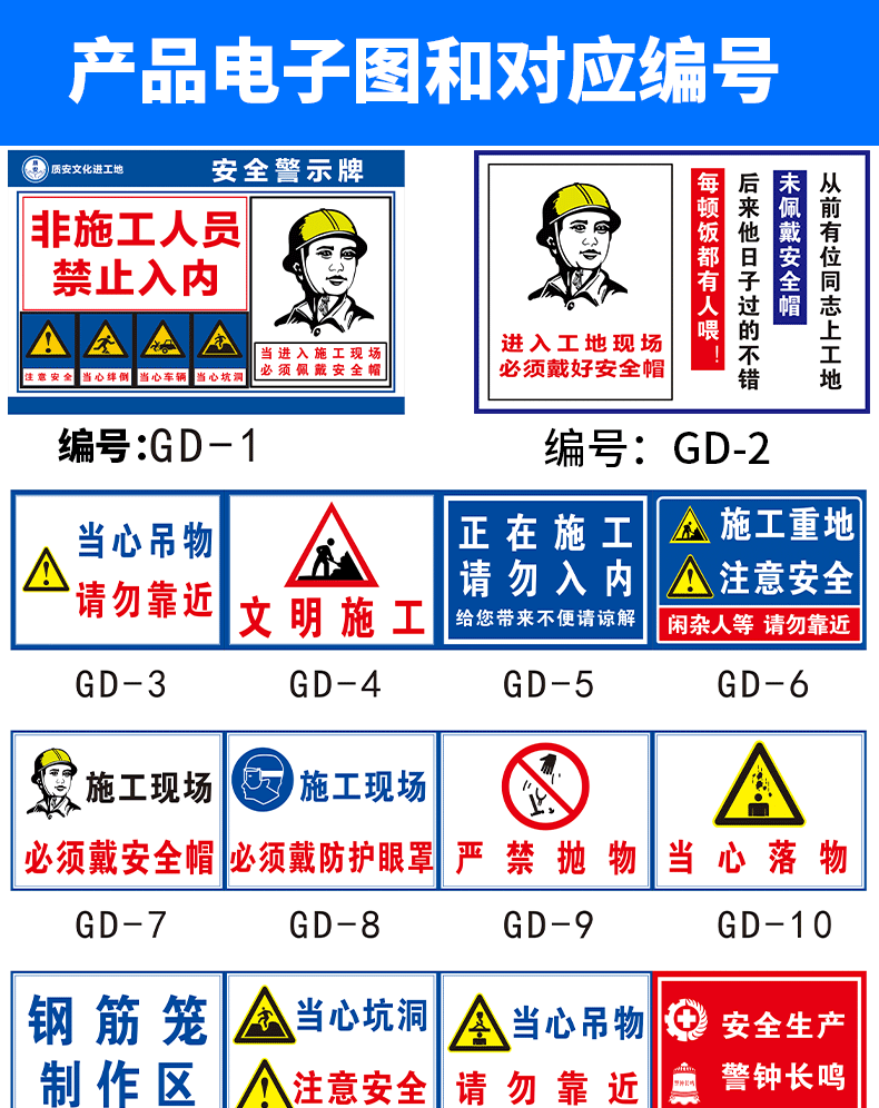 施工现场标牌内容图片