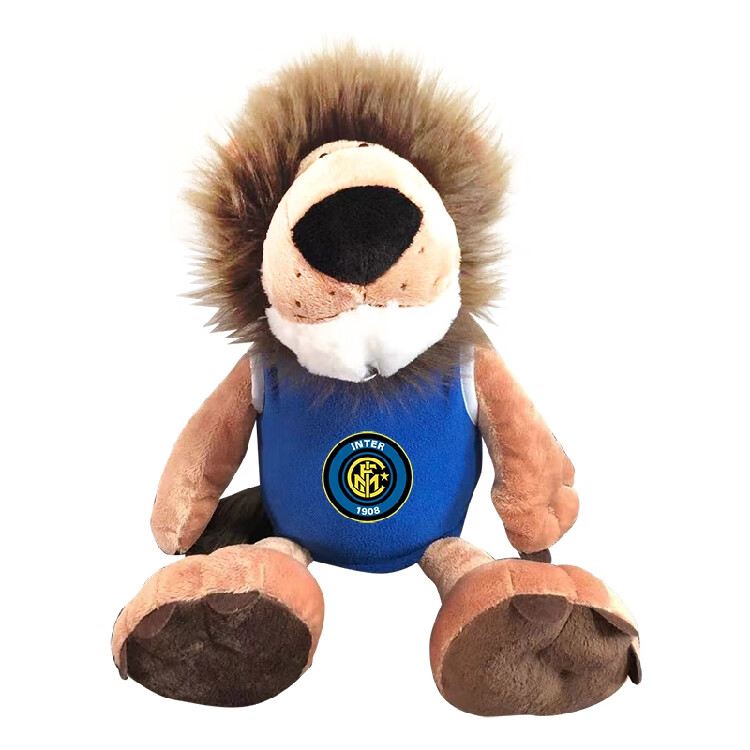 足球皇马c罗梅西内马尔姆巴佩卡卡公仔吉祥物狮子毛绒玩具ac米兰卡卡