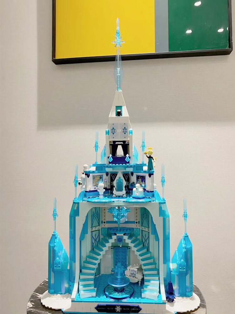 乐高(lego)乐高迪士尼系列冰雪奇缘城堡艾莎公主女孩积木玩具爱莎8至