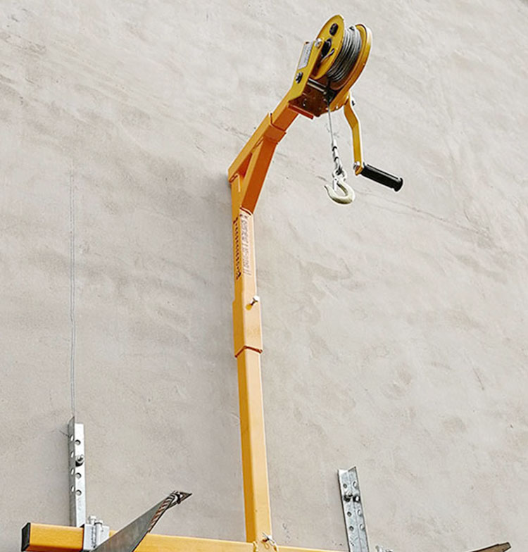 外机吊装工具室外吊装机支架神器通用手摇绞盘自锁升降机150公斤轴承
