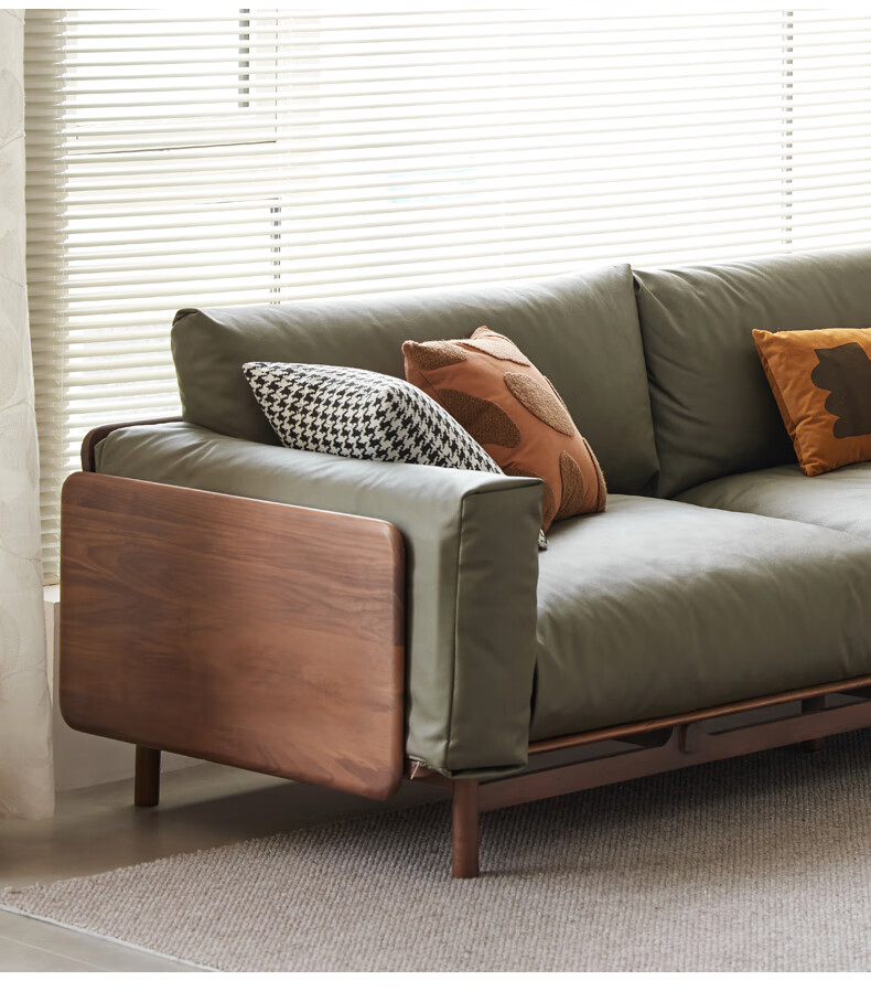 联邦(landbond)同款中式实木沙发 实木沙发客厅北美黑胡桃木轻奢家具