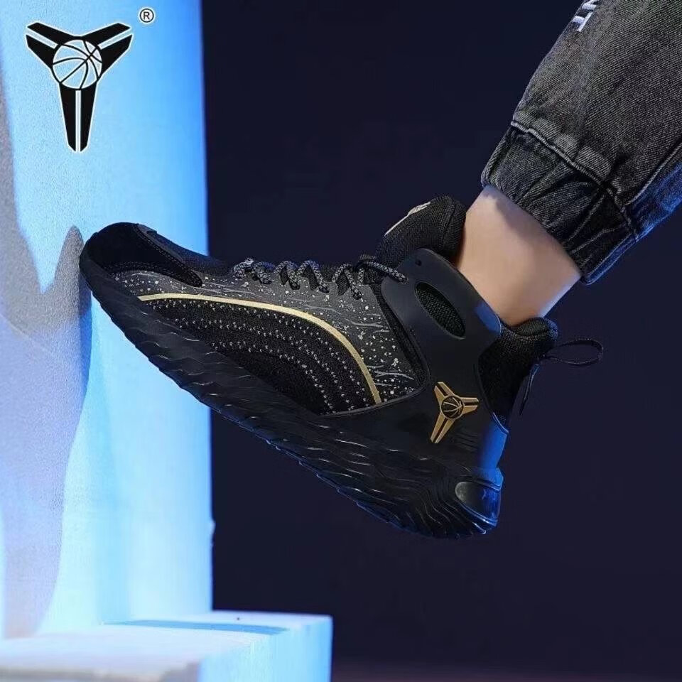 2022秋冬款毒蛇曼巴鞋官方毒蛇曼巴高颜值夜光蓝球鞋加厚防寒潮男跑鞋