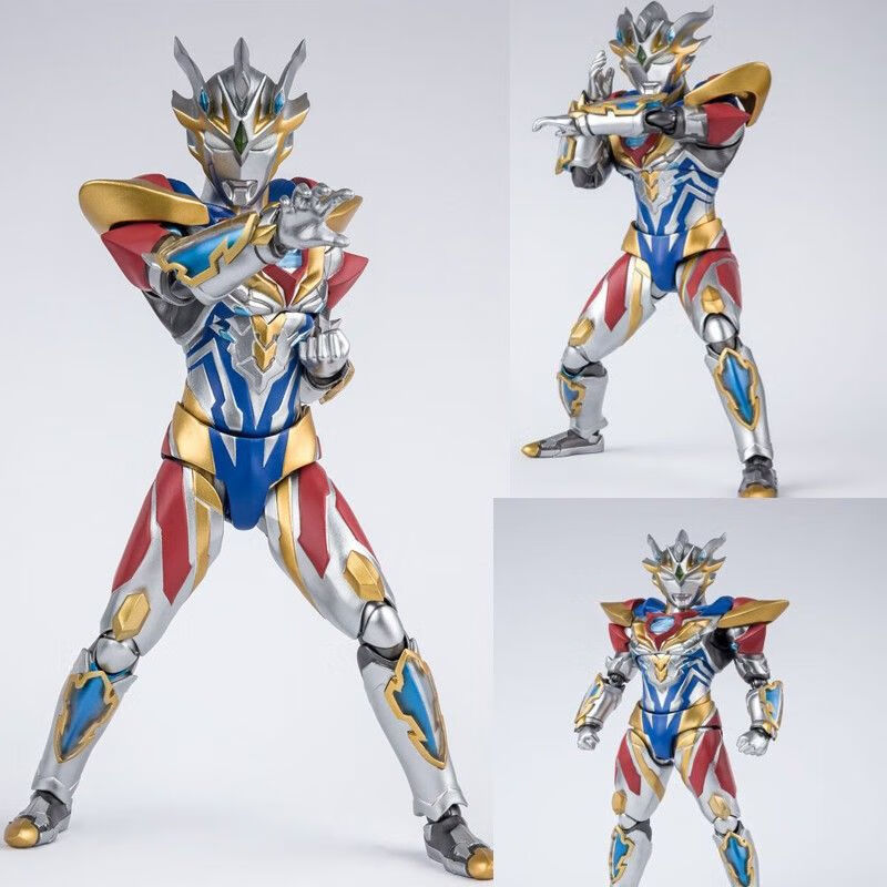 萬代(bandai)黃金形態賽羅奧特曼手辦奧teman閃耀特利迦玩具極惡