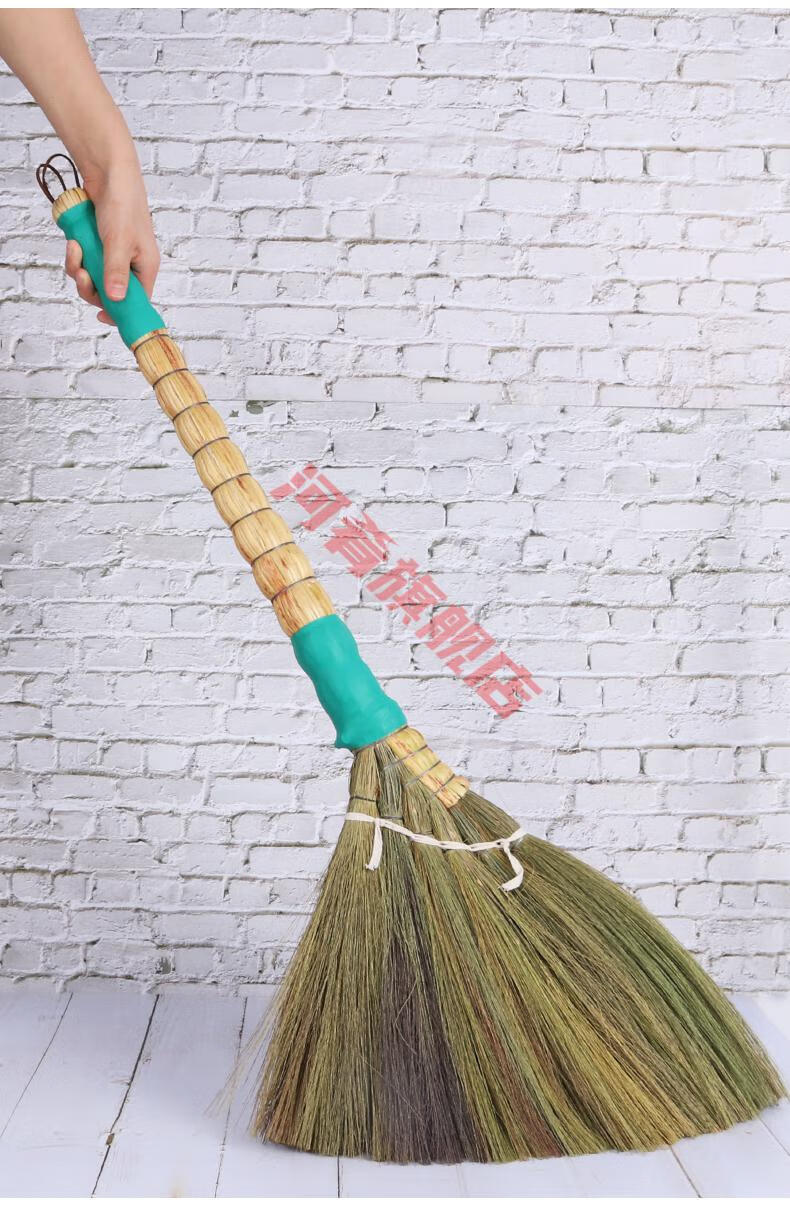 手工芒草扫帚 编织扫帚植物鬃毛芒草扫把高粱扫地笤帚家用室内地板