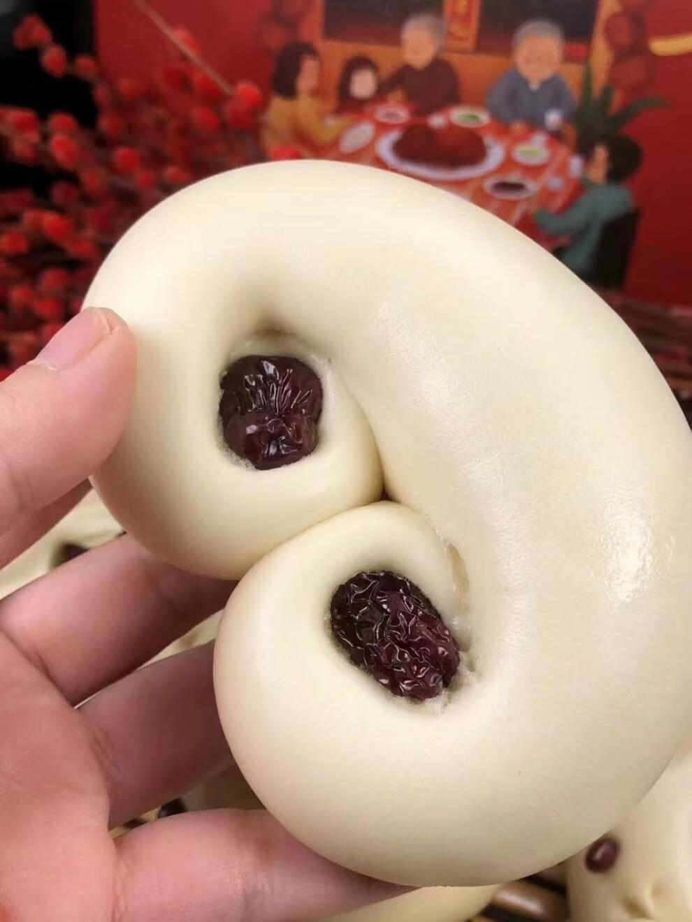 5折 霍州年馍 山西特产霍州年馍枣馍花馍馒头馍馍制作年味礼盒装5斤