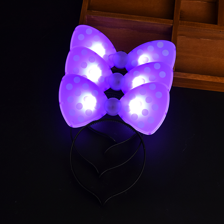 荧光棒儿童头箍 紫色应援棒星星爱心荧光棒头箍演唱会道具儿童表演