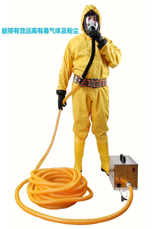 双人电动强制送风长管呼吸器单人自吸式长管呼吸器过滤防毒呼吸器