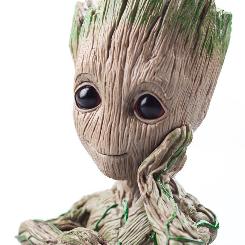 银河护卫队funkopop小树人格鲁特火箭浣熊格鲁公仔摆件白色