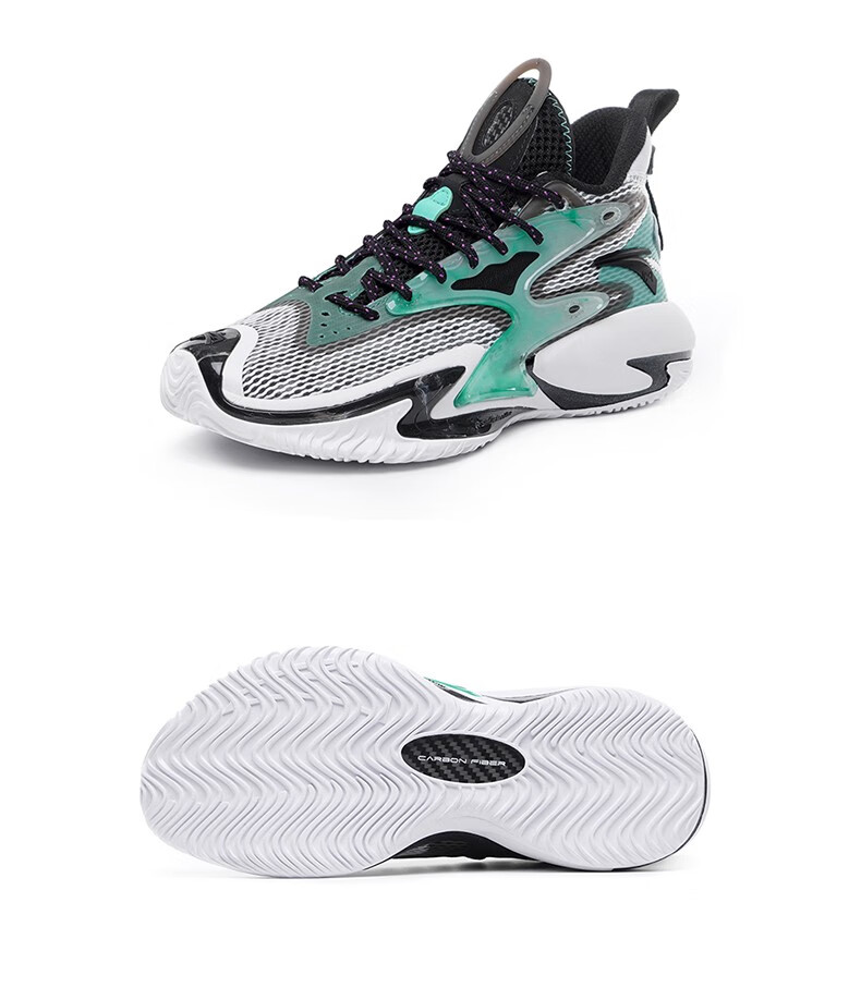 安踏篮球鞋男鞋子秋冬季kt狂潮2代网面透气缓震高帮运动鞋112031602