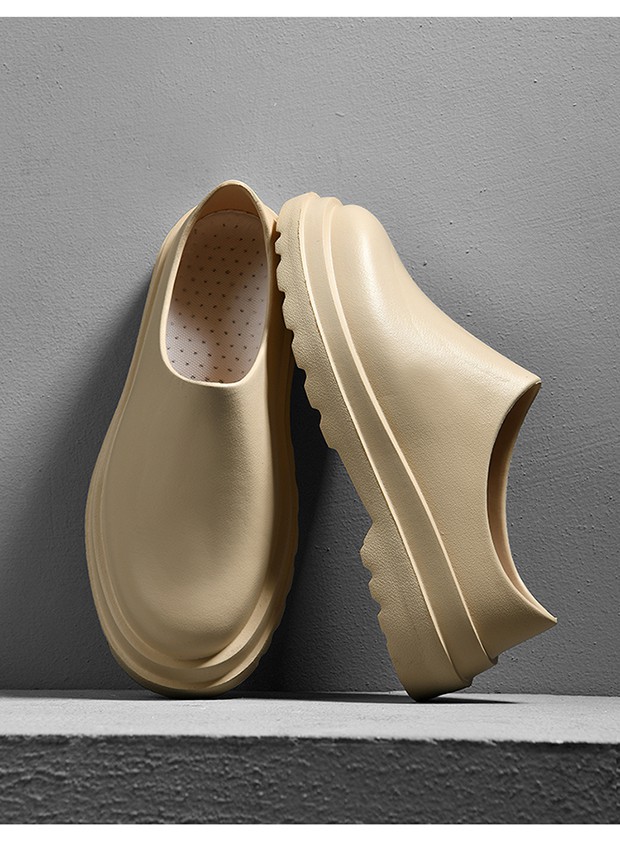 厨房鞋防水防滑厨师鞋防油春季工作鞋后厨专用鞋雨鞋水鞋黑色黑色39