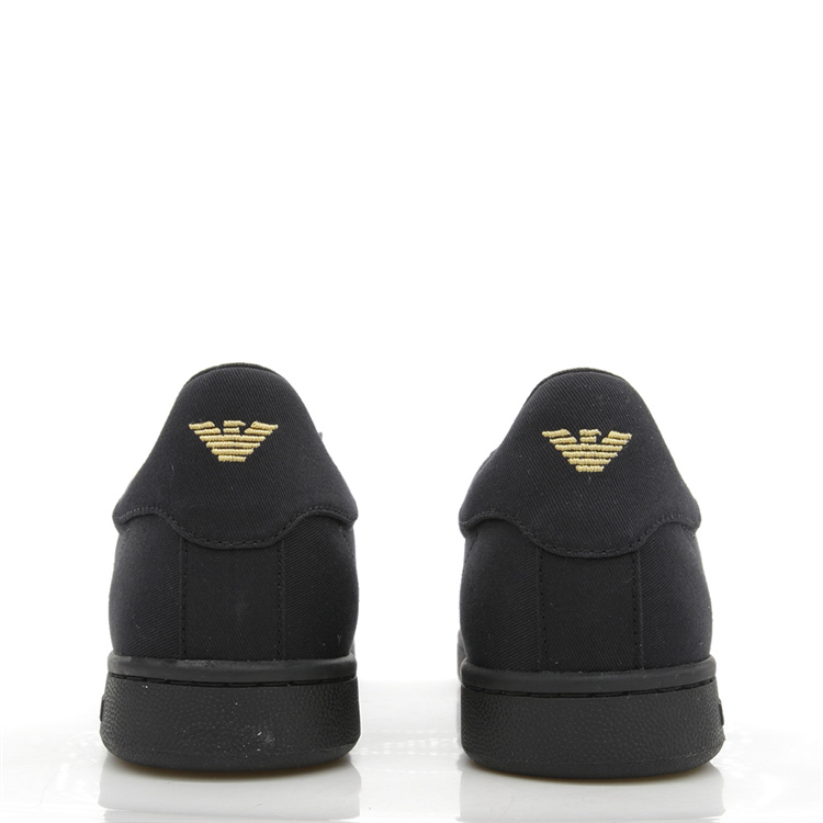 emporio armani ea7阿玛尼男士刺绣大鹰标低帮休闲鞋 白色 黄标 n399