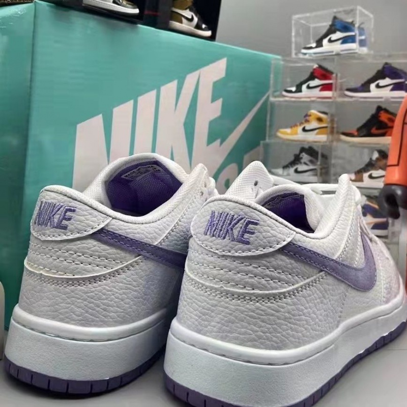 耐克nike品质莆田aj官网dunksb薰衣草色配色扎染莆田公司级男女情侣
