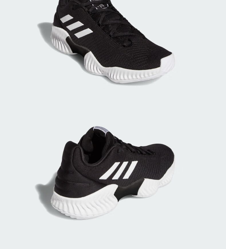 adidas阿迪达斯官方pro bounce 2018男子团队款实战篮球鞋 黑/白 40