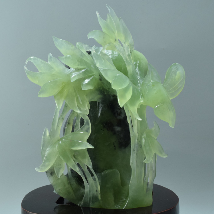 岫玉摆件岫玉摆件天然辽宁岫岩玉石雕件办公玉器玉雕用品 39号【图片