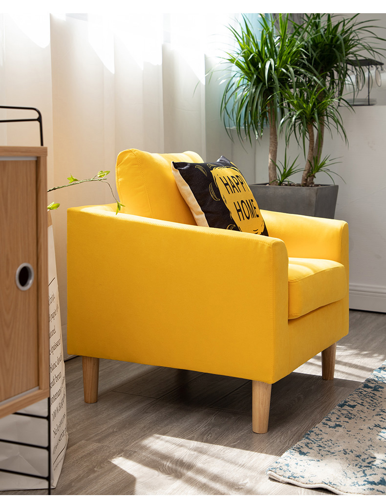 简易卧室小沙发小户型房间沙发 水绿蓝>家用沙发小户型小型沙发卧室