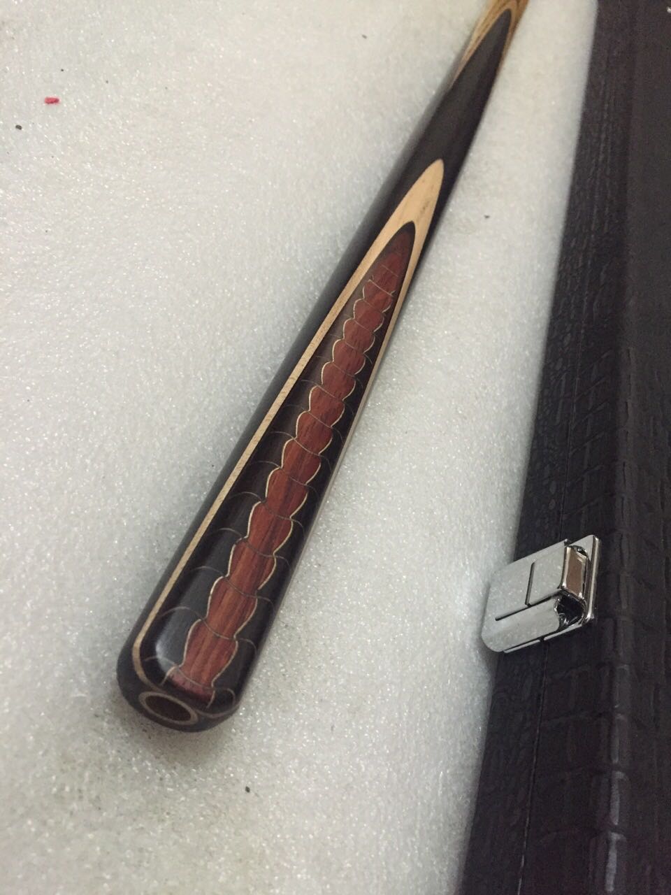 私人球杆台球杆精选木手工杆独品台球杆手工坊 独品球杆现货版本全黑