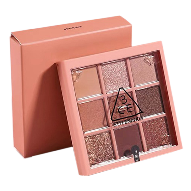 3ce眼影盘3ce 九宫格眼影大地南瓜色哑光自然提亮 9色眼影盘#overtake