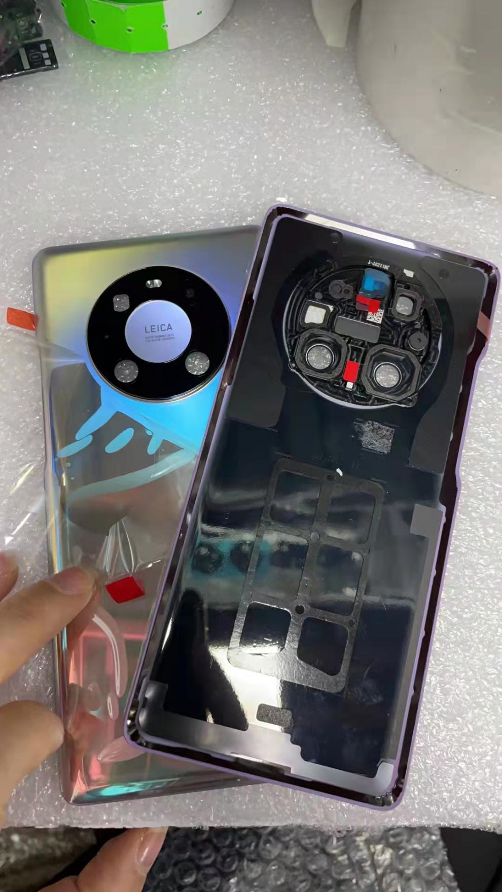 适用于华为mate40pro原装后盖mt40原厂后盖mt40pro原装中框沙沙图