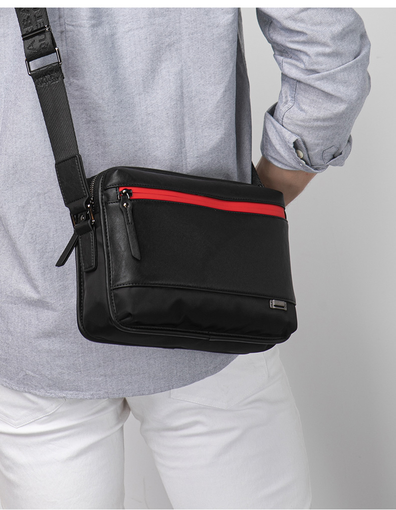 圣大保罗男士挎包2022新款休闲流行斜挎包男年轻人单肩包男包七夕