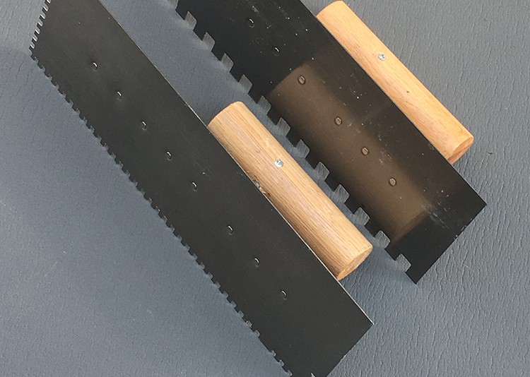 带齿抹泥刀方齿锯齿抹子瓷砖灰刀抹泥板贴瓷砖瓦工工具1010