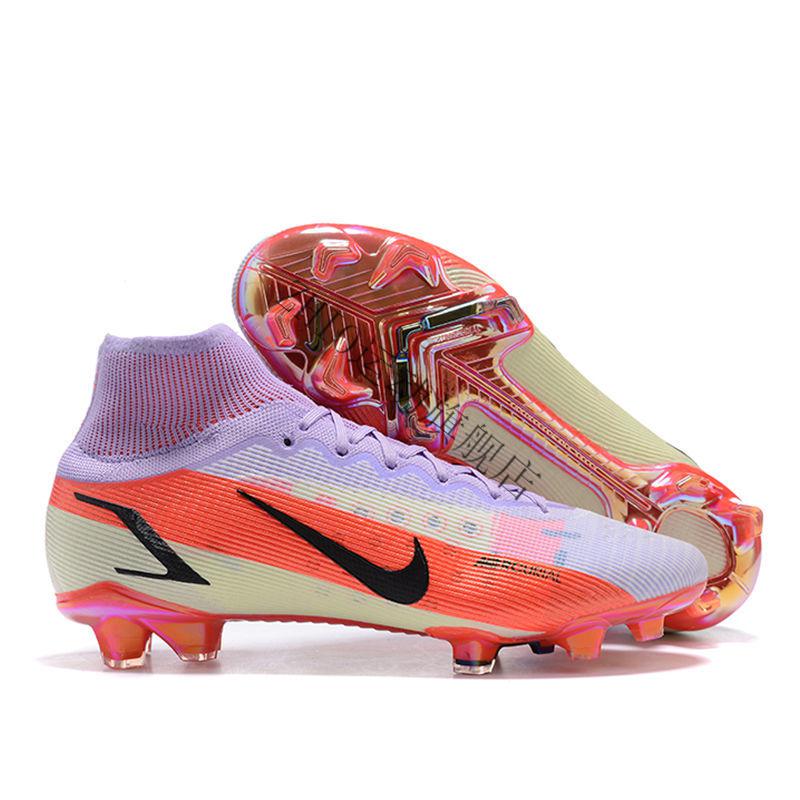 姆巴佩足球鞋刺客14代内马尔高帮梅西c罗长钉猎鹰针织彩虹电镀莆田高