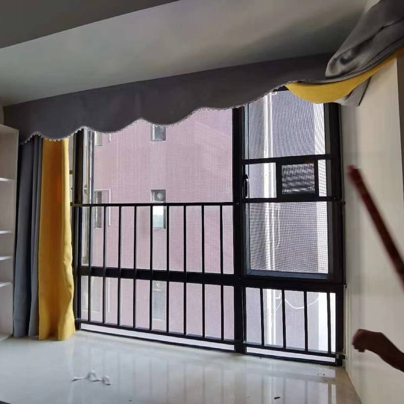 沙窗金钢网金刚砂窗户不锈钢窗纱网小窗口纱窗定制免打孔金刚网纱窗