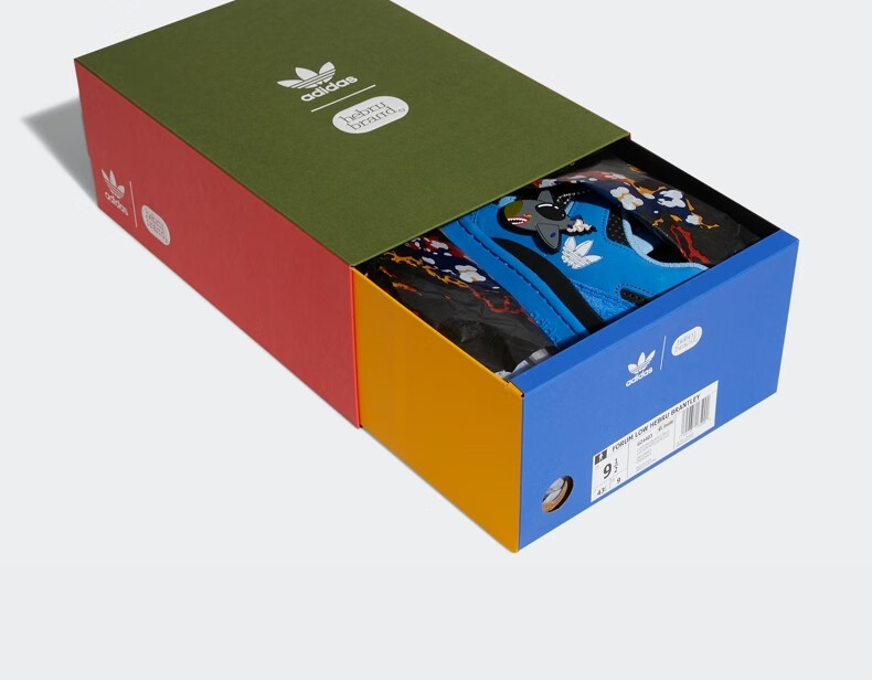 联名运动鞋_adidas 阿迪达斯 三叶草 FORUM HEBRU BRANTLEY联名 男女款低帮运动鞋 GZ4403