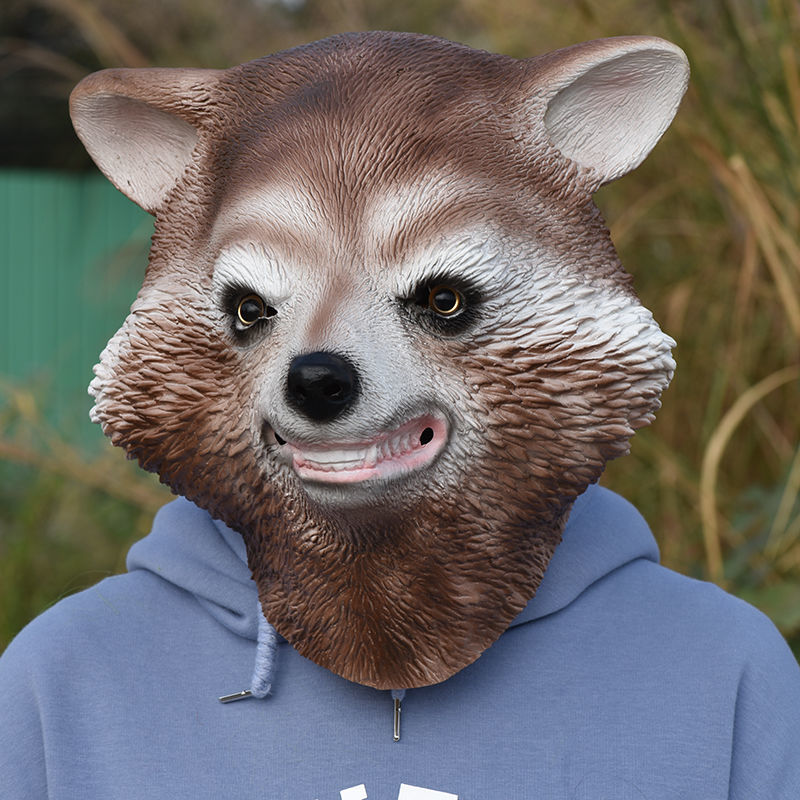 电子福瑞头套福瑞控福璃控福瑞空兽装手套动物头套恐龙头套狐狸猪头