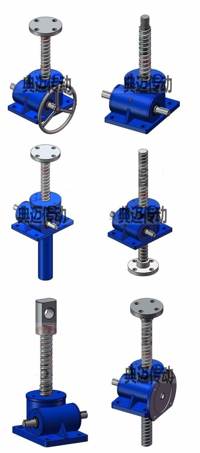 定制适用swl电动螺旋快速丝杆升降机平台手摇sjahk梯形螺杆丝杠器swl