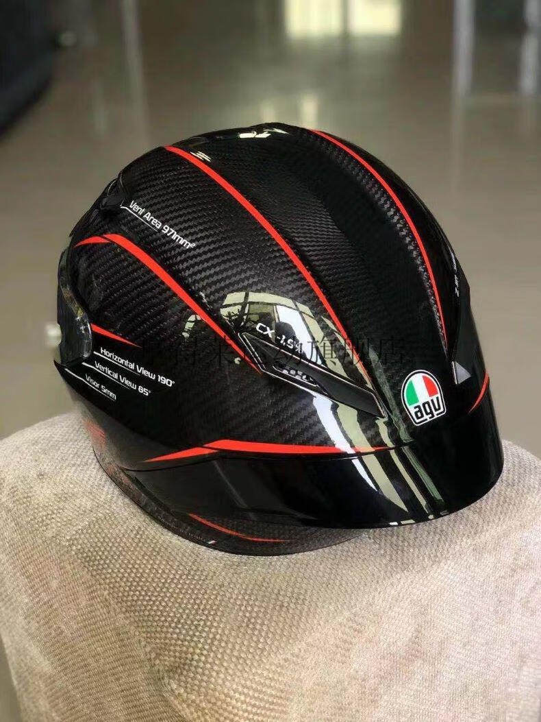 意大利agv头盔碳纤维变色龙 agv pista gprr 罗西黑红冰蓝磨砂黑变色