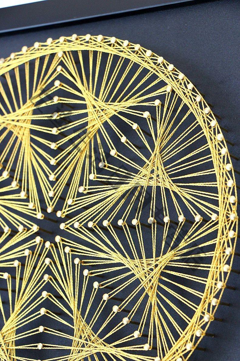 钉子绕线画定制【闪电发货】手工艺品diy自己做钉线画制作钉子绕线画