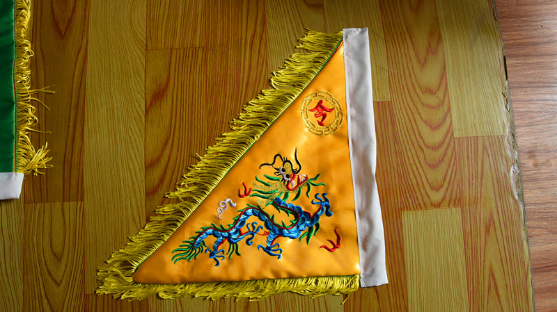 【新款】抖音同款仙令道教五龙五行旗底座破关布道家令旗五色八卦仙