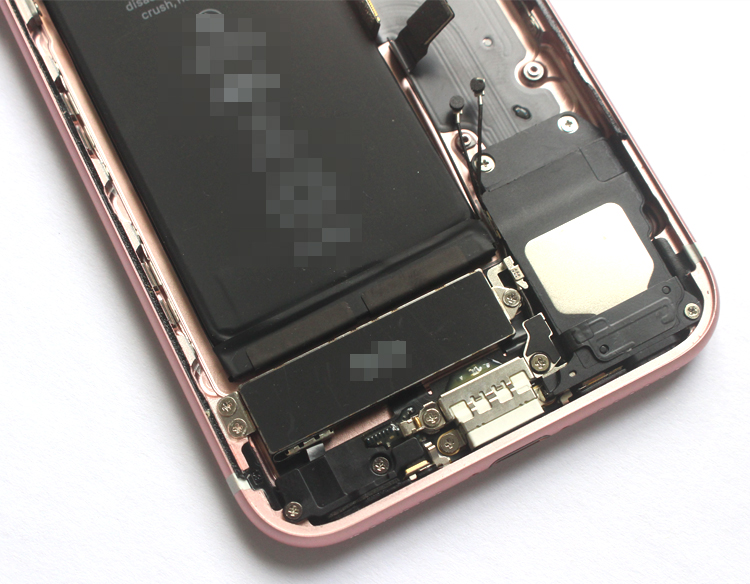 适用于苹果7p代后盖总成拆机iphone6s/6sp/11/8p/xr原装拆机后壳 黑